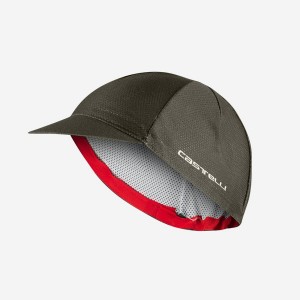 Castelli ROSSO CORSA 2 Men Cap Deep Green | 6270FKDSE