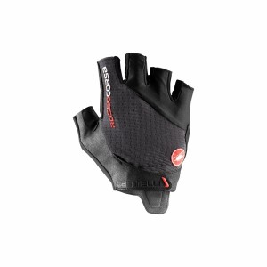 Castelli ROSSO CORSA PRO V Men Gloves Dark Grey | 2190DNULT