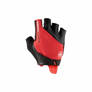 Castelli ROSSO CORSA PRO V Men Gloves Red | 5673JNWOV