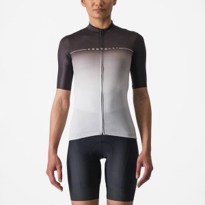 Castelli SALITA Women Jersey Black / Silver Grey / White | 5426LWCGD