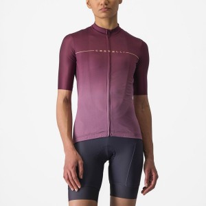 Castelli SALITA Women Jersey Deep Burgundy / Deep Purple | 1623GXMDO