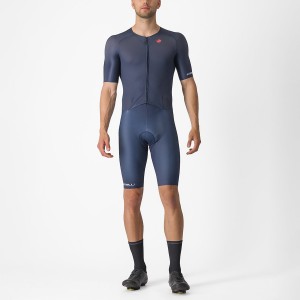 Castelli SANREMO BTW Men Speedsuits Blue | 2943JMWUB