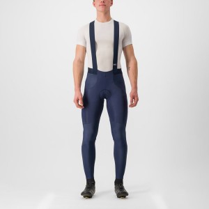 Castelli SORPASSO RoS Men Bib Tights Blue | 0563YROMZ