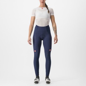 Castelli SORPASSO RoS W Women Leggings Blue / Silver | 4569ONSWM