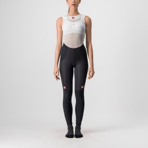 Castelli SORPASSO RoS W Women Leggings Black / Silver | 1635GJYCH