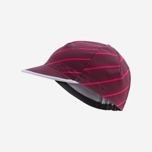 Castelli SPEED STRADA Men Cap Burgundy | 9102YWUAK