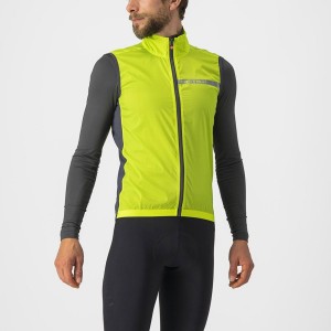 Castelli SQUADRA STRETCH Men Vest Light Green / Dark Grey | 5634FZVOJ