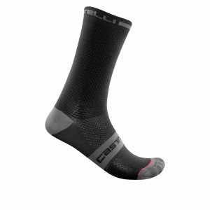 Castelli SUPERLEGGERA T 18 Men Socks Black | 0938CGNFH