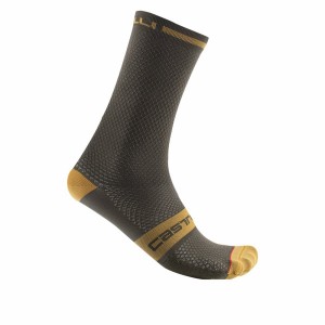 Castelli SUPERLEGGERA T 18 Men Socks Deep Green | 3809ZHKCM