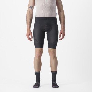 Castelli TRAIL LINER Men Shorts Black | 5804ULSMY