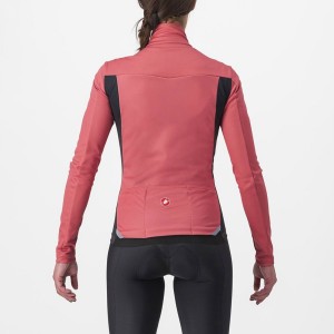 Castelli TRANSITION 2 W Women Jackets Red / Black | 0251OQUWT