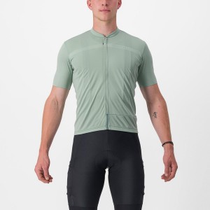 Castelli UNLIMITED ALLROAD Men Jersey Green | 9734FNXZP