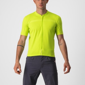 Castelli UNLIMITED ALLROAD Men Jersey Light Green | 9368LGOPB