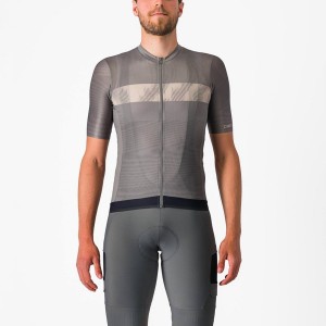 Castelli UNLIMITED ENDURANCE Men Jersey Grey | 2498YQJGN