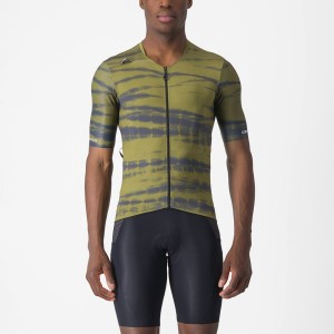 Castelli UNLIMITED PRO Men Jersey Olive | 5082GWVPU