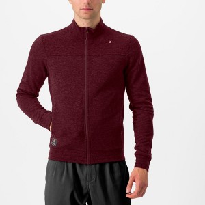 Castelli VIGORELLI TRACK Men Casual Deep Burgundy | 8796HKVTM