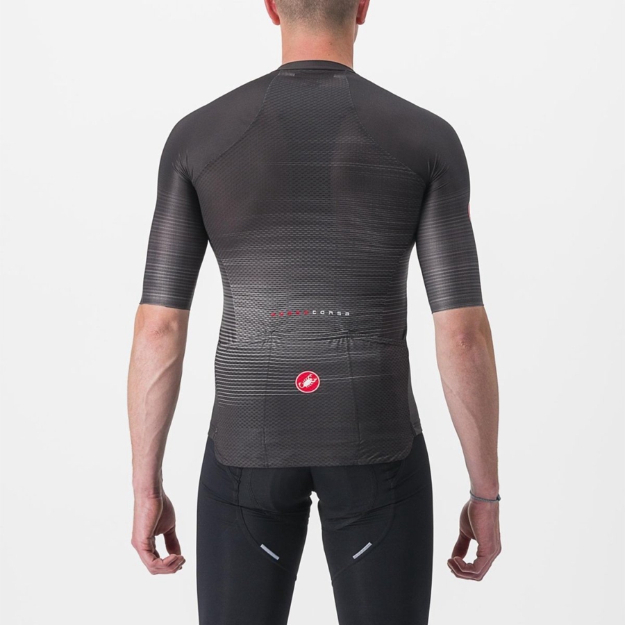 Castelli AERO RACE 6.0 Men Jersey Black | 8653RDONA