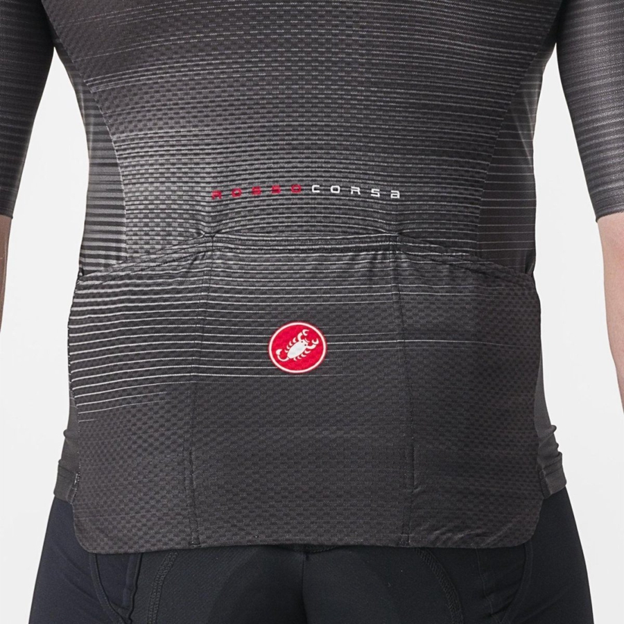 Castelli AERO RACE 6.0 Men Jersey Black | 8653RDONA