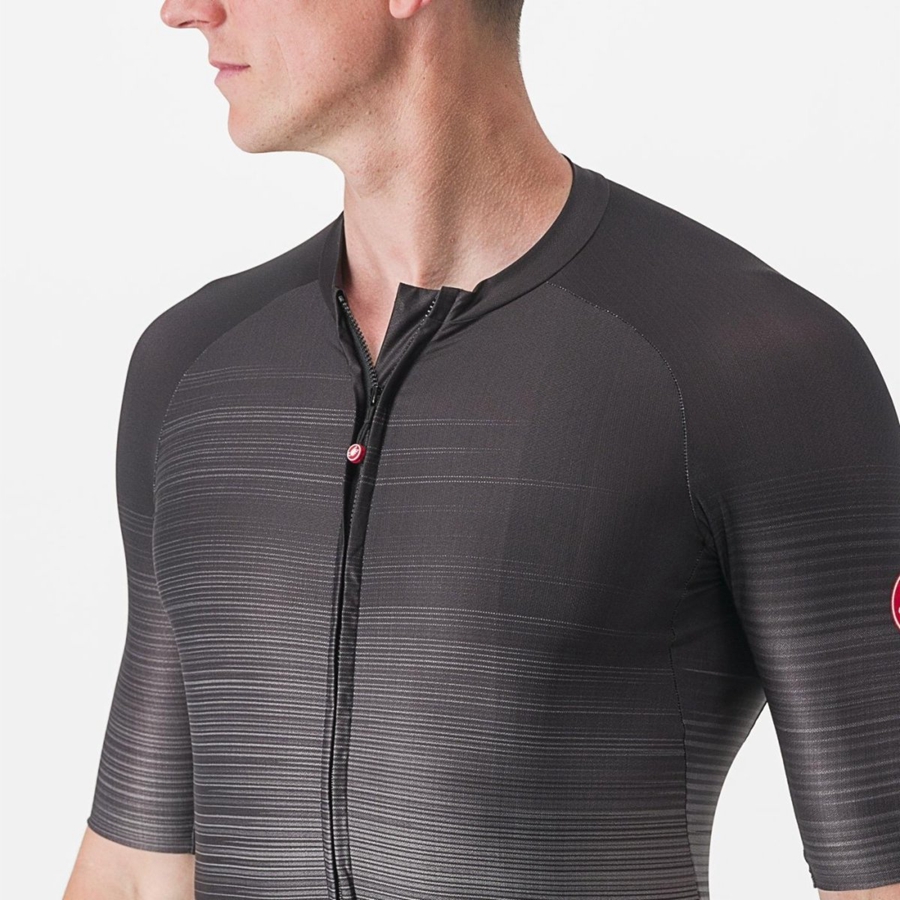 Castelli AERO RACE 6.0 Men Jersey Black | 8653RDONA