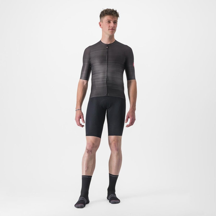 Castelli AERO RACE 6.0 Men Jersey Black | 8653RDONA