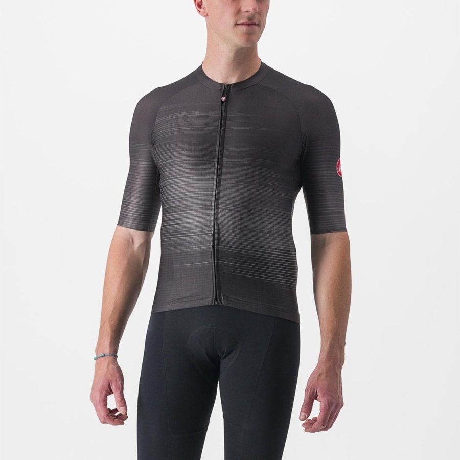 Castelli AERO RACE 6.0 Men Jersey Black | 8653RDONA