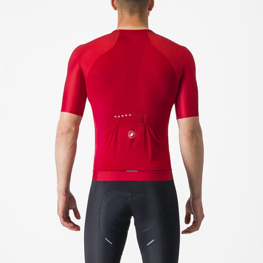 Castelli AERO RACE 7.0 Men Jersey Red | 7851YUNQA