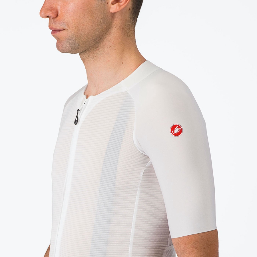 Castelli AERO RACE 7.0 Men Jersey White | 3271UNBKG