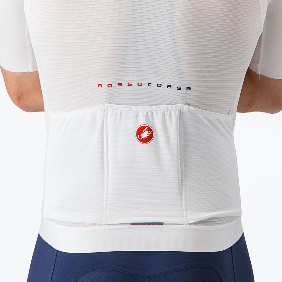 Castelli AERO RACE 7.0 Men Jersey White | 3271UNBKG