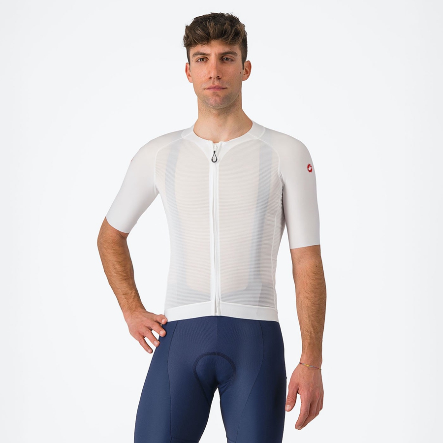 Castelli AERO RACE 7.0 Men Jersey White | 3271UNBKG