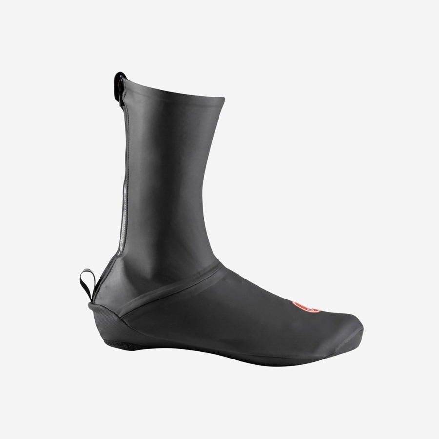 Castelli AERO RACE Men Shoecovers Black | 6038DUXJF