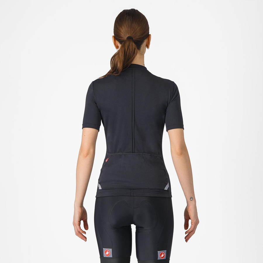 Castelli ANIMA 4 Women Jersey Black | 0321VTERW