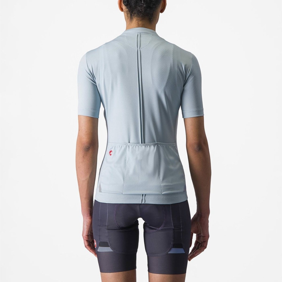 Castelli ANIMA 4 Women Jersey Blue | 7483QJXZO