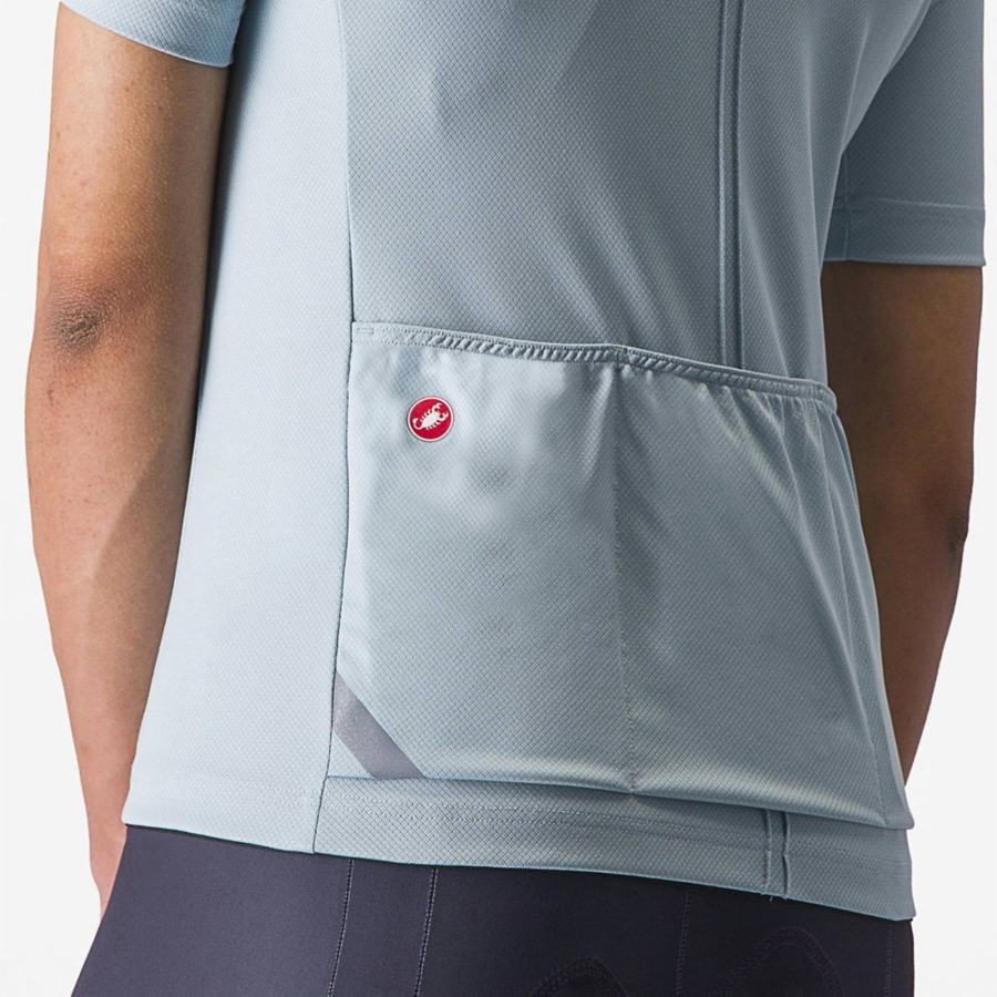 Castelli ANIMA 4 Women Jersey Blue | 7483QJXZO