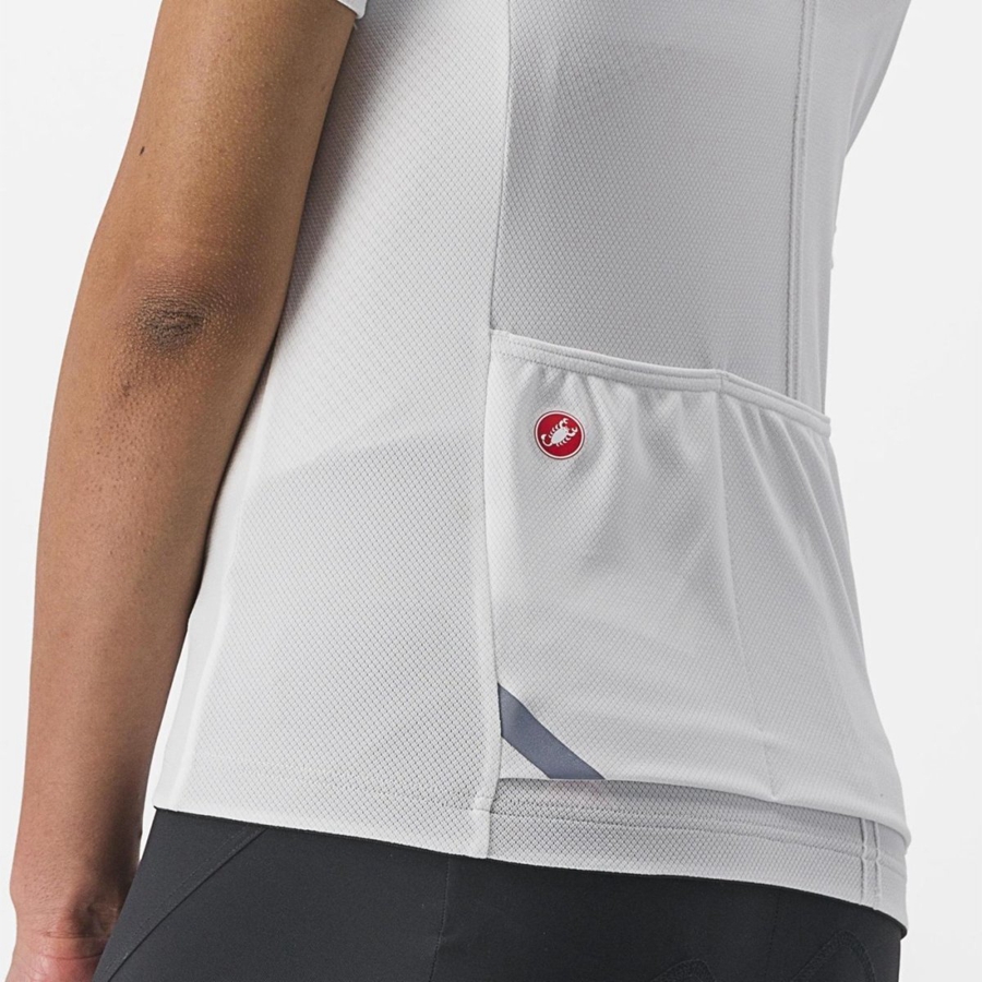 Castelli ANIMA 4 Women Jersey White | 7216OPAWB