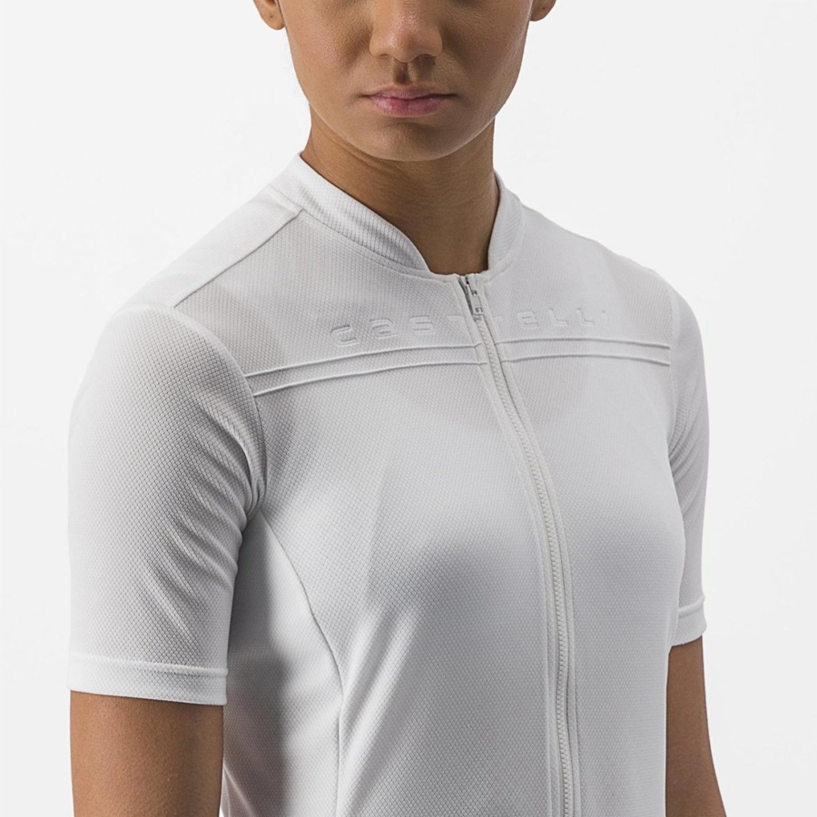 Castelli ANIMA 4 Women Jersey White | 7216OPAWB