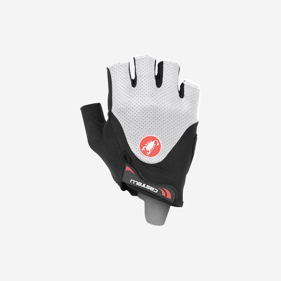 Castelli ARENBERG GEL 2 Men Gloves Black / White | 7329WRXYT