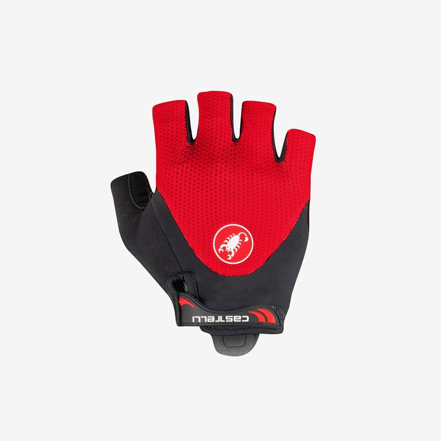 Castelli ARENBERG GEL 2 Men Gloves Red | 8914KVNOD