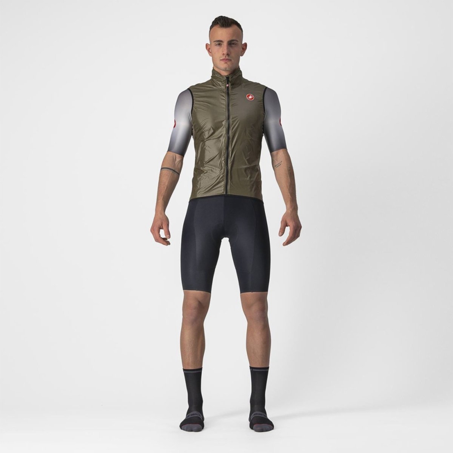 Castelli ARIA Men Vest Brown | 9426MEVUZ