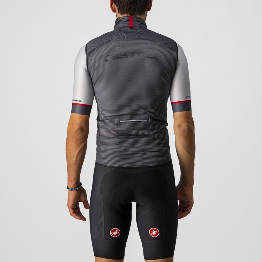 Castelli ARIA Men Vest Dark Grey | 4167EORPI