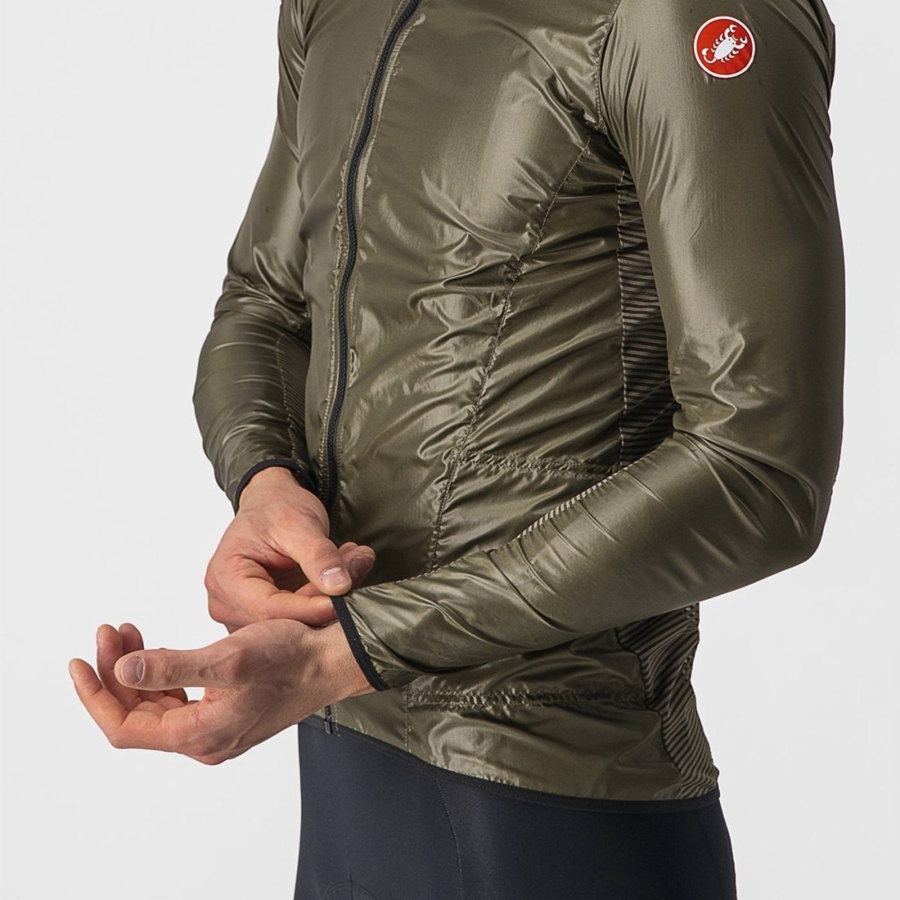 Castelli ARIA SHELL Men Protection Brown | 3809FIMDT