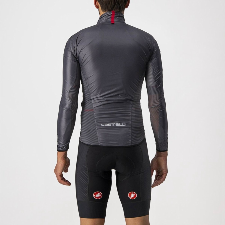 Castelli ARIA SHELL Men Protection Dark Grey | 6729ZAQFE