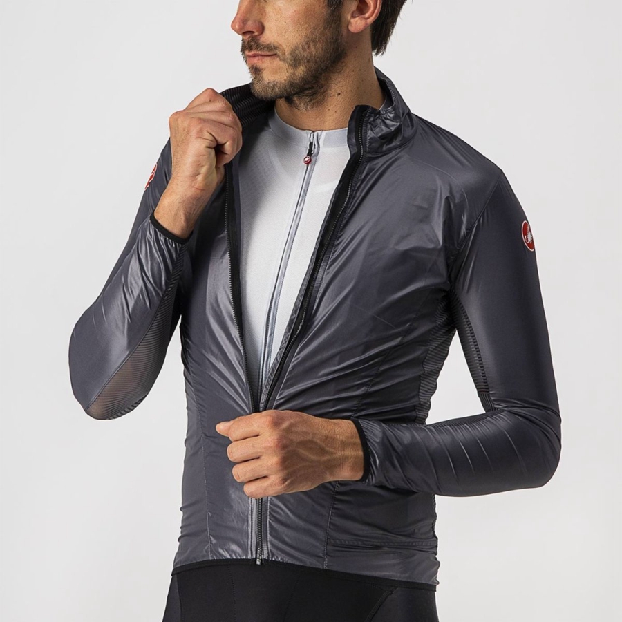 Castelli ARIA SHELL Men Protection Dark Grey | 6729ZAQFE