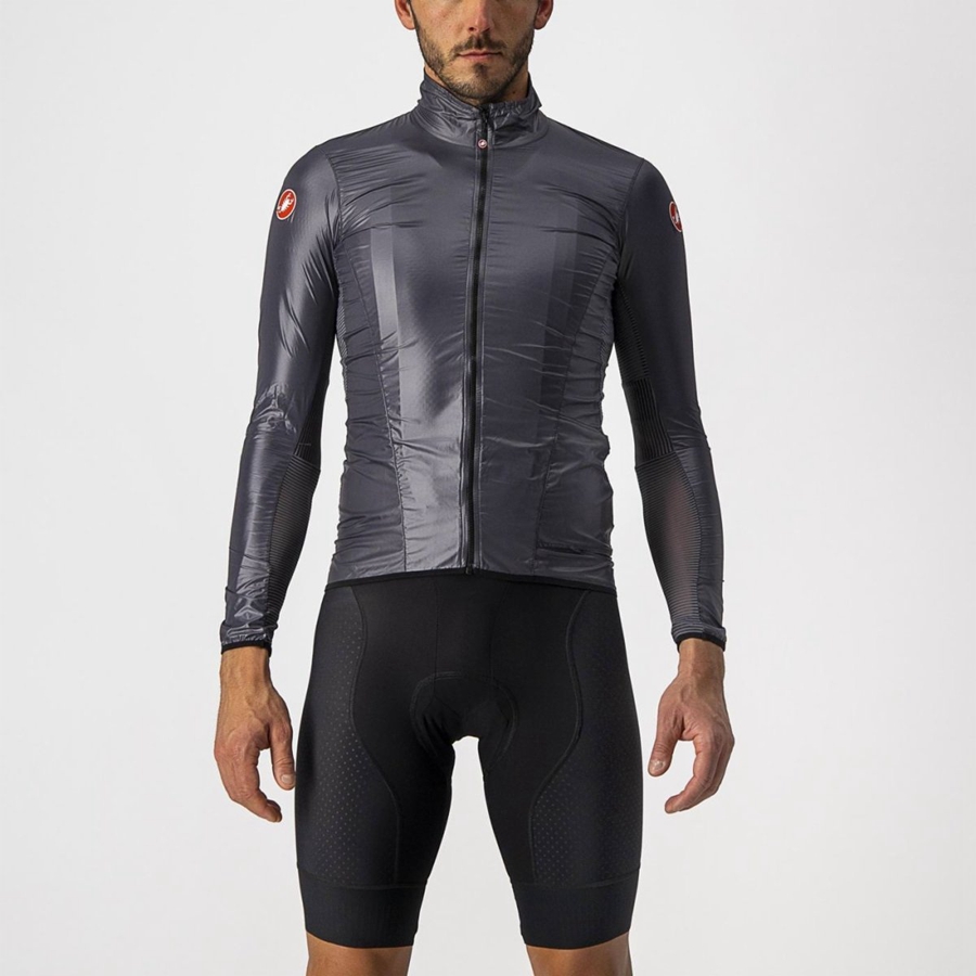 Castelli ARIA SHELL Men Protection Dark Grey | 6729ZAQFE