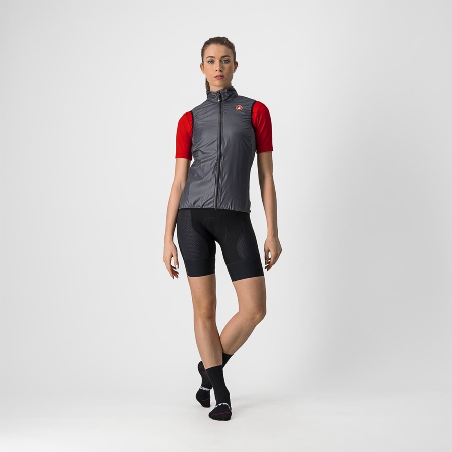 Castelli ARIA W Women Vest Dark Grey | 7265AURXI