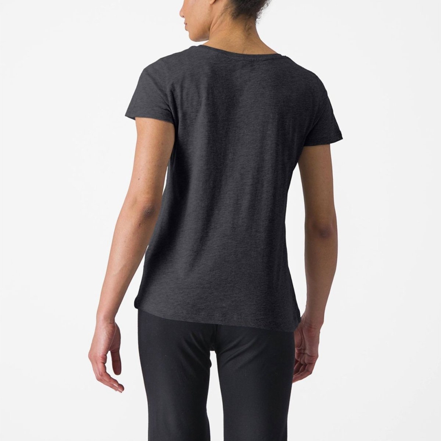 Castelli CASTELLI CLASSICO W TEE Women Casual Black | 9736SYWTC