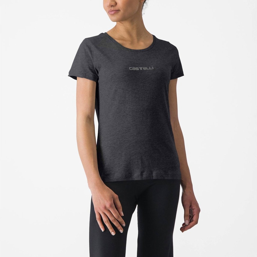 Castelli CASTELLI CLASSICO W TEE Women Casual Black | 9736SYWTC