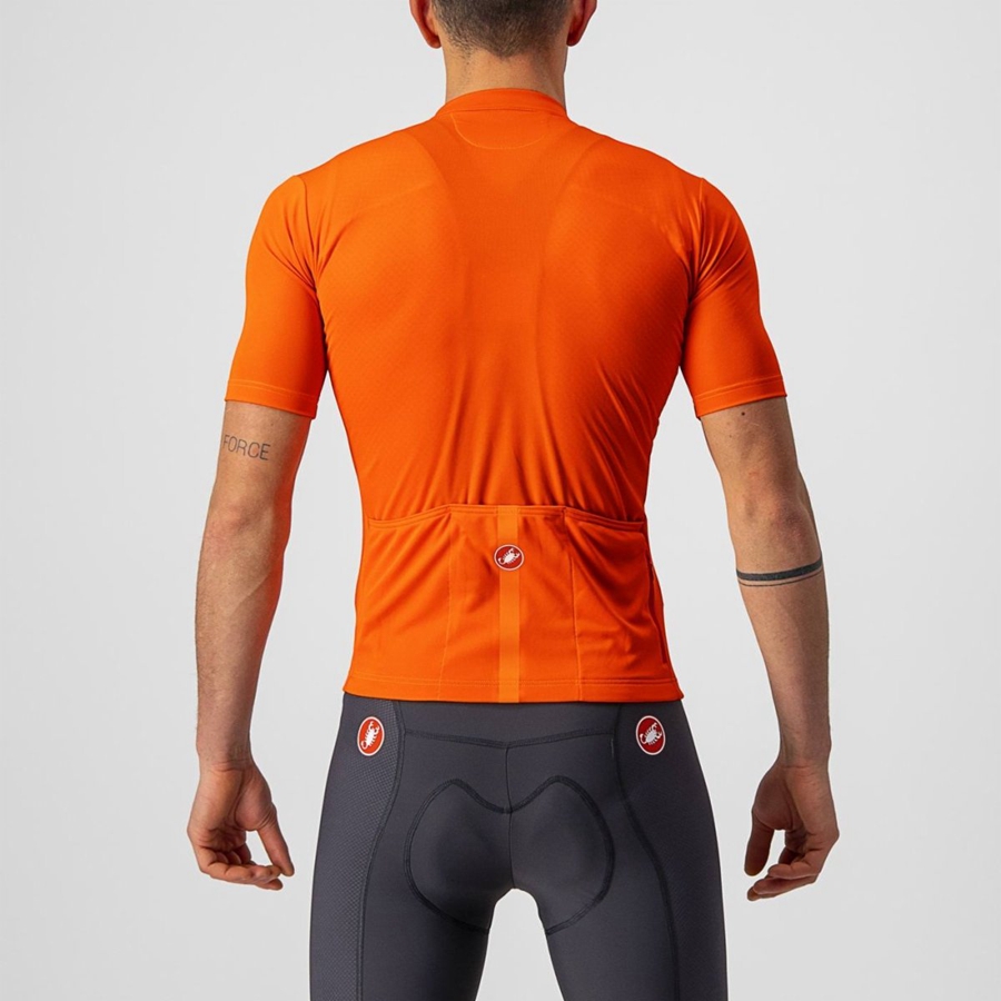 Castelli CLASSIFICA Men Jersey Orange | 2350OYCBL