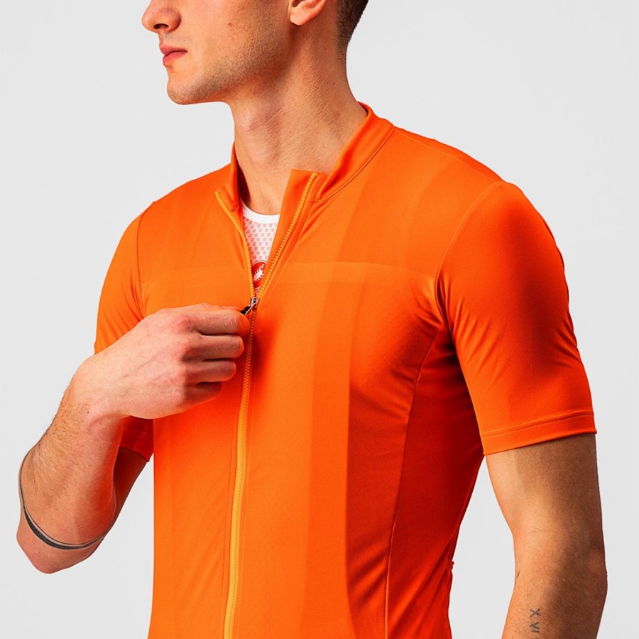 Castelli CLASSIFICA Men Jersey Orange | 2350OYCBL