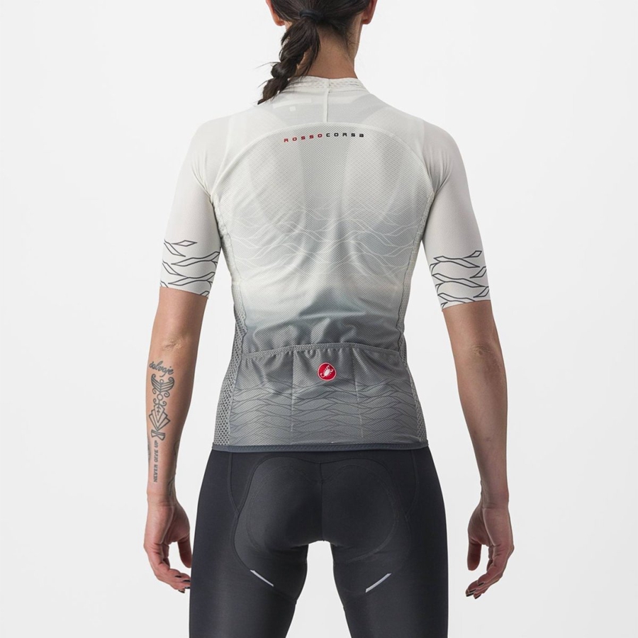 Castelli CLIMBER'S 2.0 W Women Jersey White / Olive | 8295KTBAI