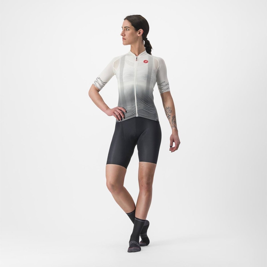 Castelli CLIMBER'S 2.0 W Women Jersey White / Olive | 8295KTBAI